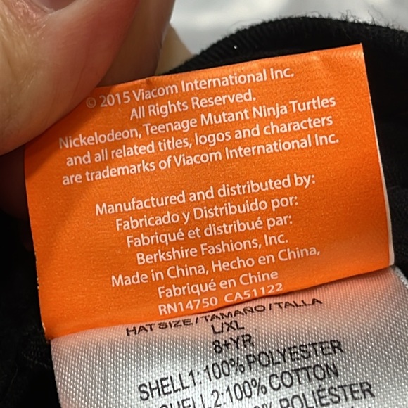 Nickelodean Teenage Mutant Ninja Turtles Flat Bill Cap Green Black Snapback mens - Picture 10 of 12